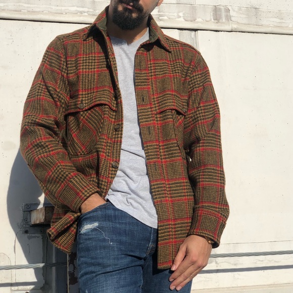 SOLD • Vintage 1970’s Plaid Green Woolrich Shirt - Picture 8 of 8